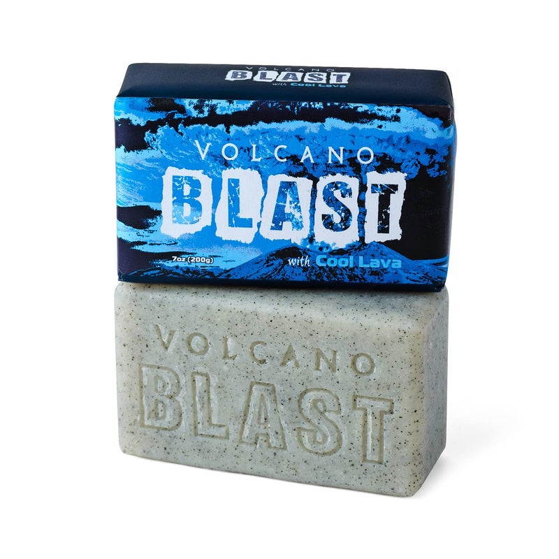 Bali Soap - Volcano Blast - Scrubby Lava Exfoliating Heavy Grit Volcanic Hand & Body Soap - Natural Glycerin & Moisturizing Oils, 7 Oz - Image 1