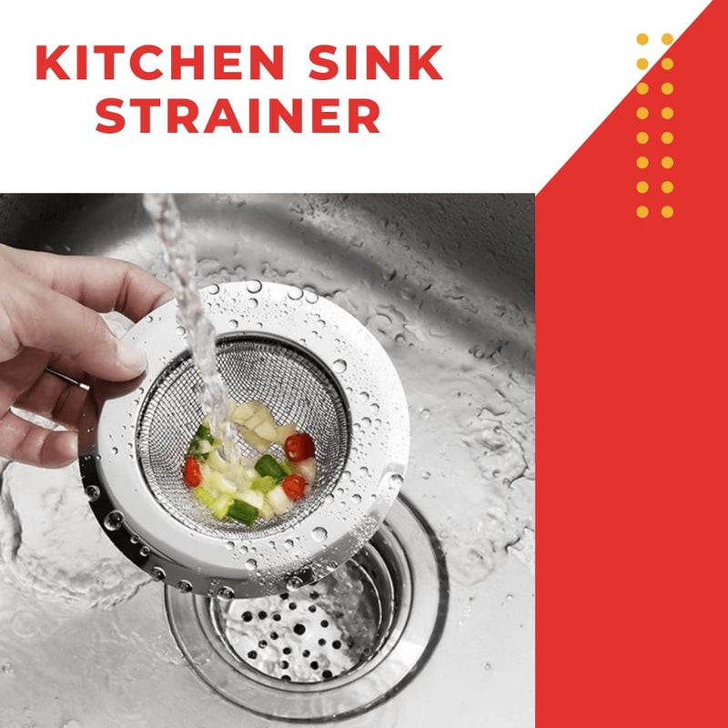 Steel Sink Jali 4 inch for Clogging drains Sink DrainerStrainer Pack of 2  - Image 2