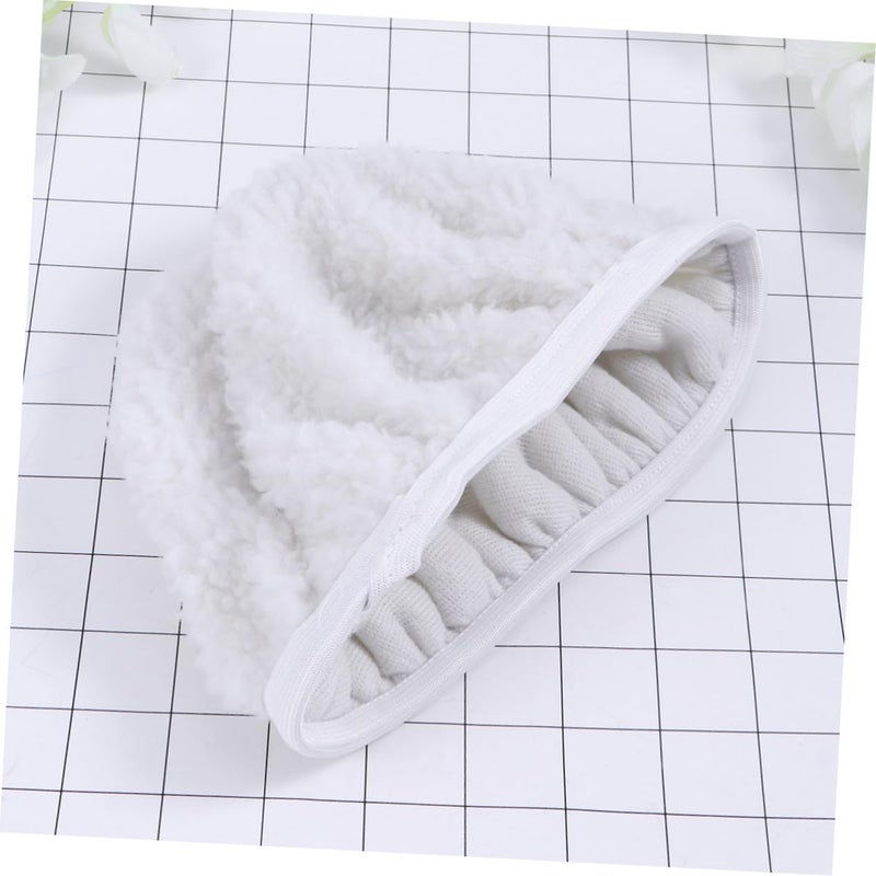 MAGICLULU 5pcs Car Polishing Waxing Lambswool Bonnets Pads Wool Buffing Discs for Wax Applicator - Image 4