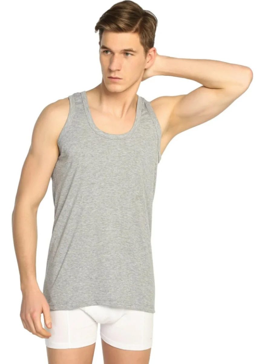 Tutku 3 Pieces Gray Color Rib Athlete