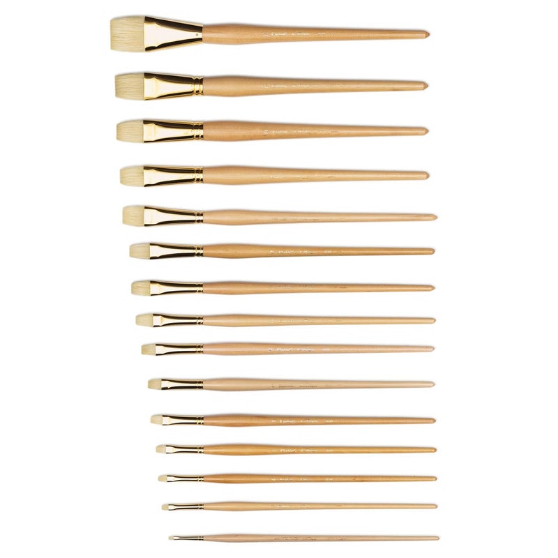 Raphael Flat Hog Hair Brushes Sr 3590 12 - Image 2