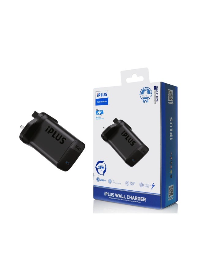 آي بلس شاحن حائط سريع iPLUS iP-CH715 بقوة 25 واط - تقنية الشحن الذكي وتقنية الشحن السريع PD - Image 3