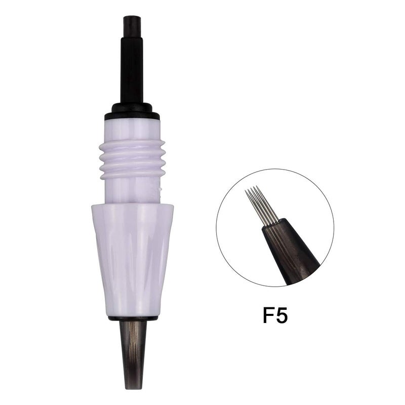 4beauty Therapy 20Pcs Tattoo Needle Cartridges for Permanent Makeup Tattoo Machine Artmex V6,V8,V9,V11 models available size 1R,3R,5R,7R,3F,5F,7F Tattoo Needles (F5) - Image 2