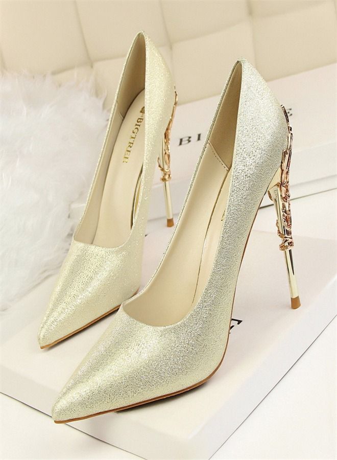 BIGTREE Fashion Pointed High Heels 10CM 