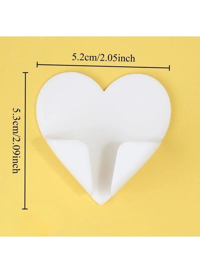 Blue Heart Shaped Wall Mounted Power Socket Holder Adhesive Cable Organizer - Image 4