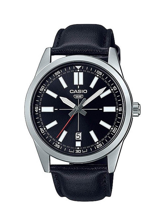 كاسيو ساعة يد من جلد بعقارب MTP-VD02L-1EUDF - Image 1