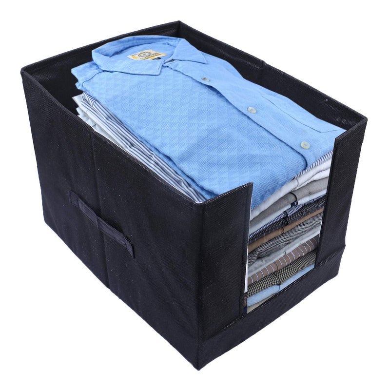 Kuber Industries 2 Piece Non Woven Shirt Stacker Wardrobe Organizer - Image 5
