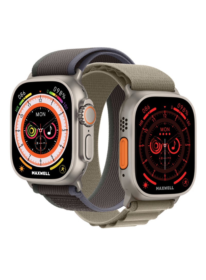 MAXWELL MW ultra 2 Smart Watch with dual strap - Image 1