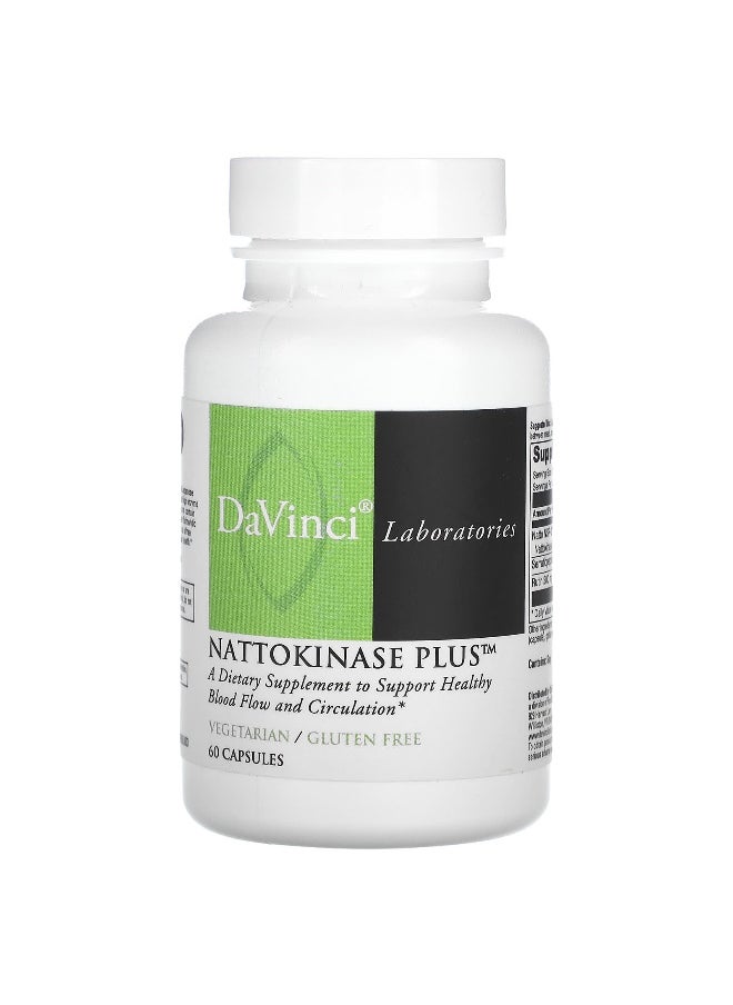 DaVinci Laboratories DaVinci Laboratories, Nattokinase Plus, 60 Capsules  - Image 1