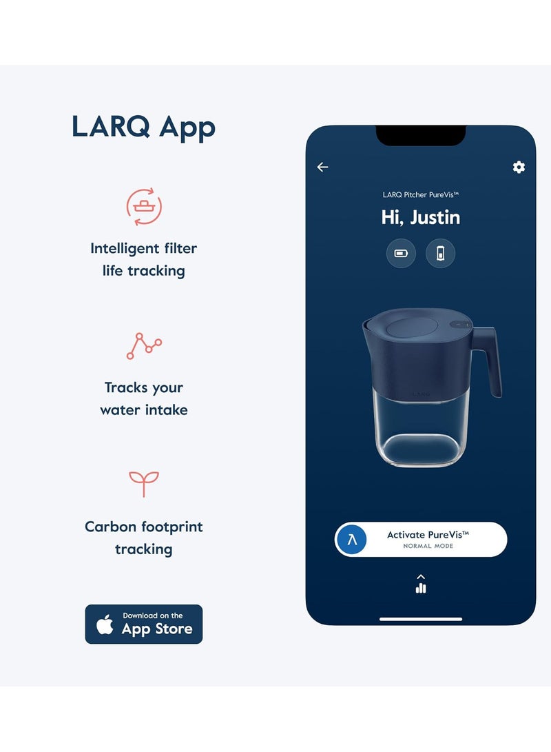 لارك قارورة فلتر مياه لارك بيور فيس . لتر   أكواب - أزرق - Image 3