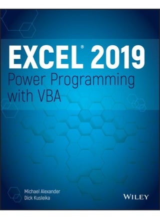 Excel 2019 Power Programming with VBA - Paperback - pzsku/Z7D4E25A51245D9F8A1A8Z/45/1760515312/fb3aecef-f31f-4218-8ef6-4c00cc4defcf