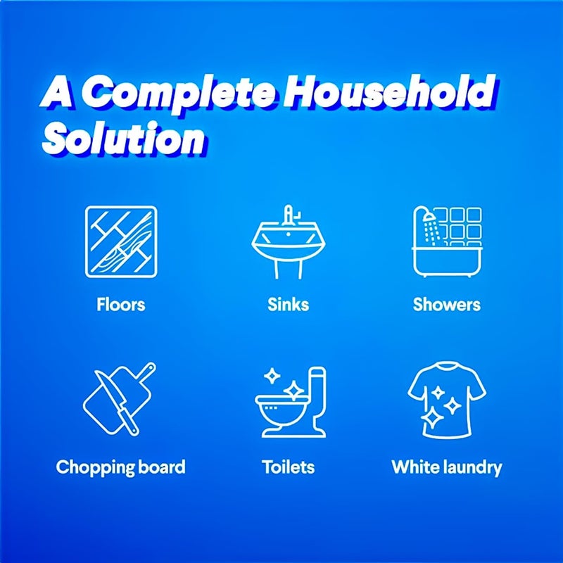 AQUA Plus Liquid Chlorite Bleach - 1 Gallon Powerful Disinfectant for Laundry and Household Cleaning - Image 3