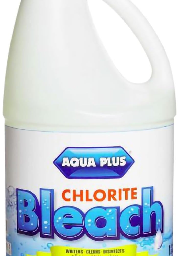 AQUA Plus Liquid Chlorite Bleach - 1 Gallon Powerful Disinfectant for Laundry and Household Cleaning