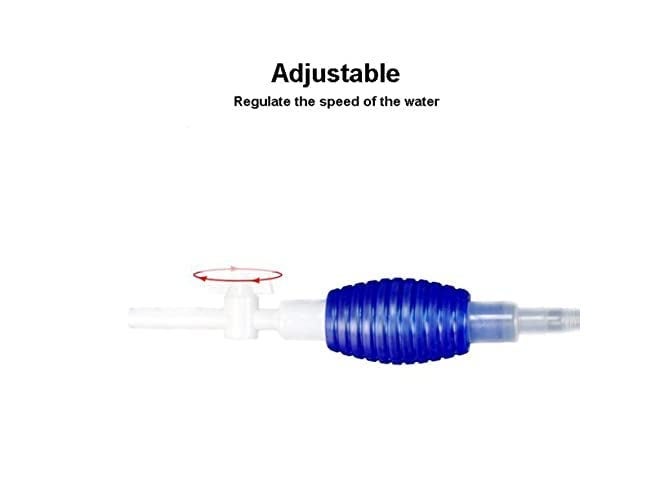 colourful - Aquarium Gravel Cleaning Syphon Fish Tank Water Siphon Pump Water Changer Tool (Gravel Cleaner, Tap Model Syphon Pump) - Image 4