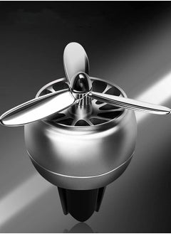 KASTWAVE Car Air Fresheners Vent Clip Essential Oil Car Fragrance Diffuser Vent Clip Car Decoration Car Purifier Air Force I Spin Propeller Gift Silver  - Image 4