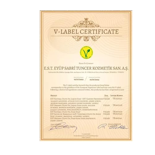 Est Eyup Sabri Tuncer Natural Olive Oil Liquid Soap 750 ML - Image 3
