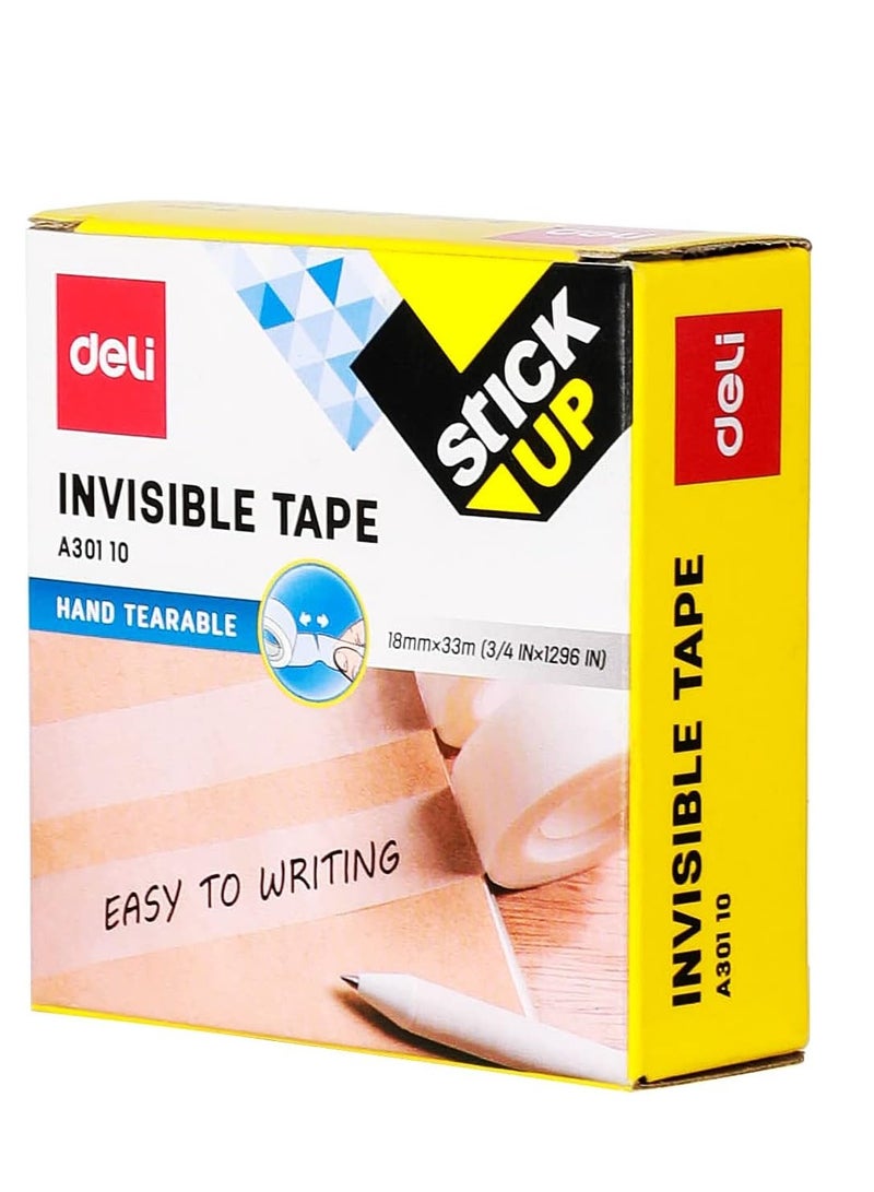 Deli Pack Of 6 Invisible Tape Clear  - Image 1