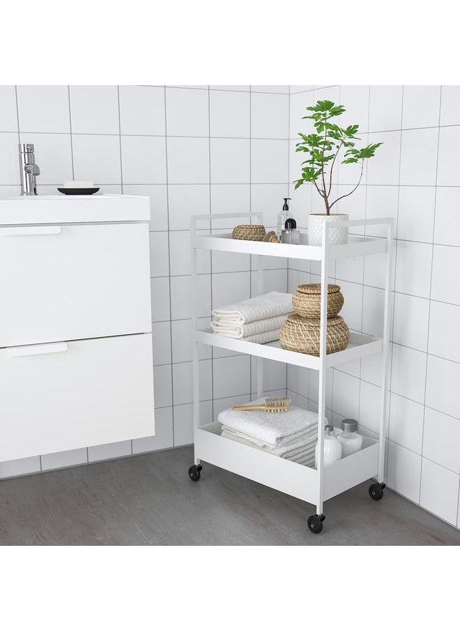 Generic Trolley, white, 50.5x30x83 cm  - Image 3