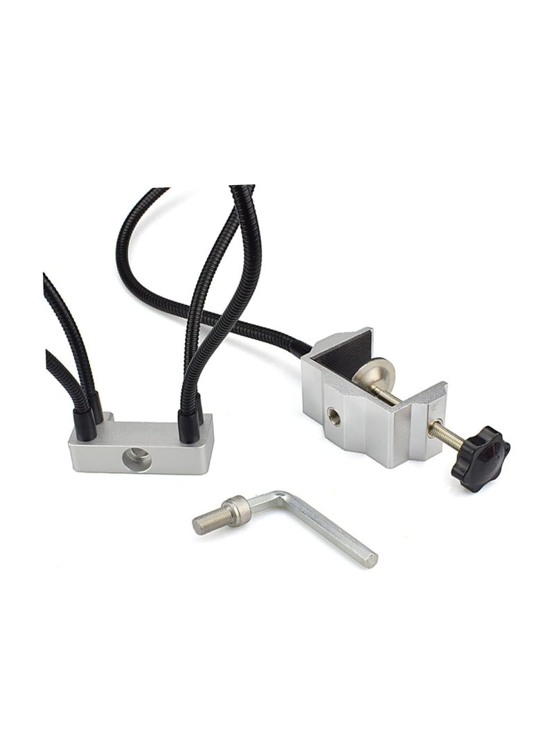 LED Desk Lamp Hobbies Repairing Magnifier Workbench Lamp Magnifying Glass Table Lamp Magnifying Glass Light Welding Light Black Desktop Light Stand LED Magnifier Lamp Table Lamp