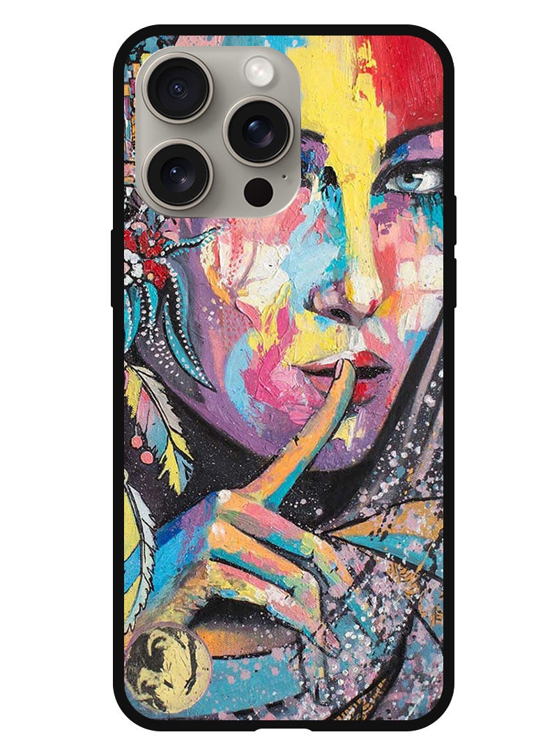 Theodor Protective Case Anti Scratch Shock Proof Bumper Cover For iPhone 15 Pro Max Face - Image 1