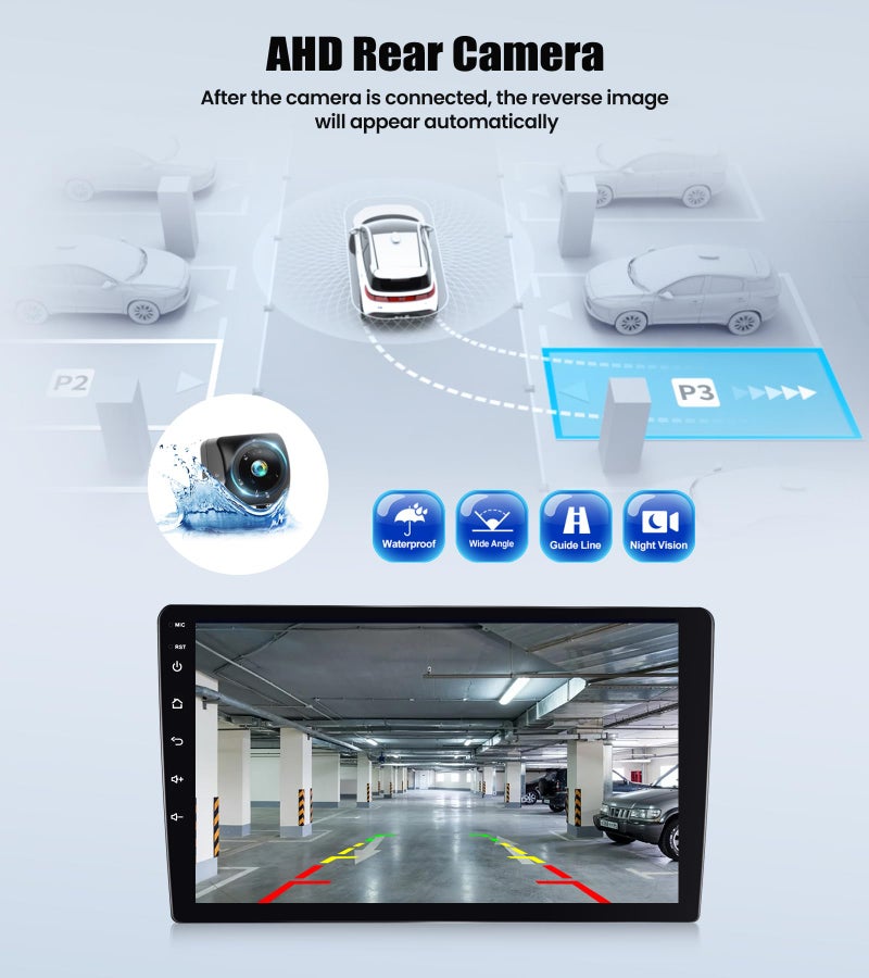 SIXWIN 4G+64G Android Car Stereo for BMW Mini Cooper Countryman/Clubman 2011-2013 9 Inch Touch Screen with CarPlay Android Auto Mirror Link UI Bluetooth FM GPS Navigation WiFi SWC Backup Camera MIC - Image 5