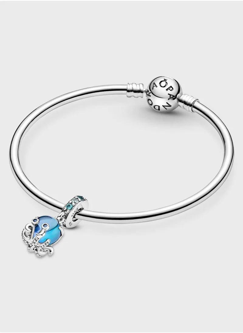 PANDORA Murano Glass Cute Octopus Dangle Charm