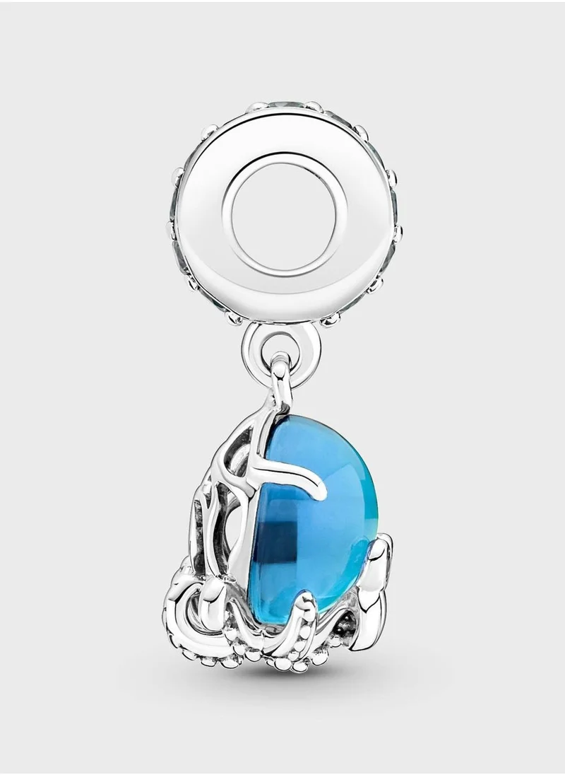PANDORA Murano Glass Cute Octopus Dangle Charm