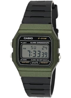 CASIO Casio Unisex Grey Dial Resin Band Watch F-91WM-3ADF, Digital  - Image 1