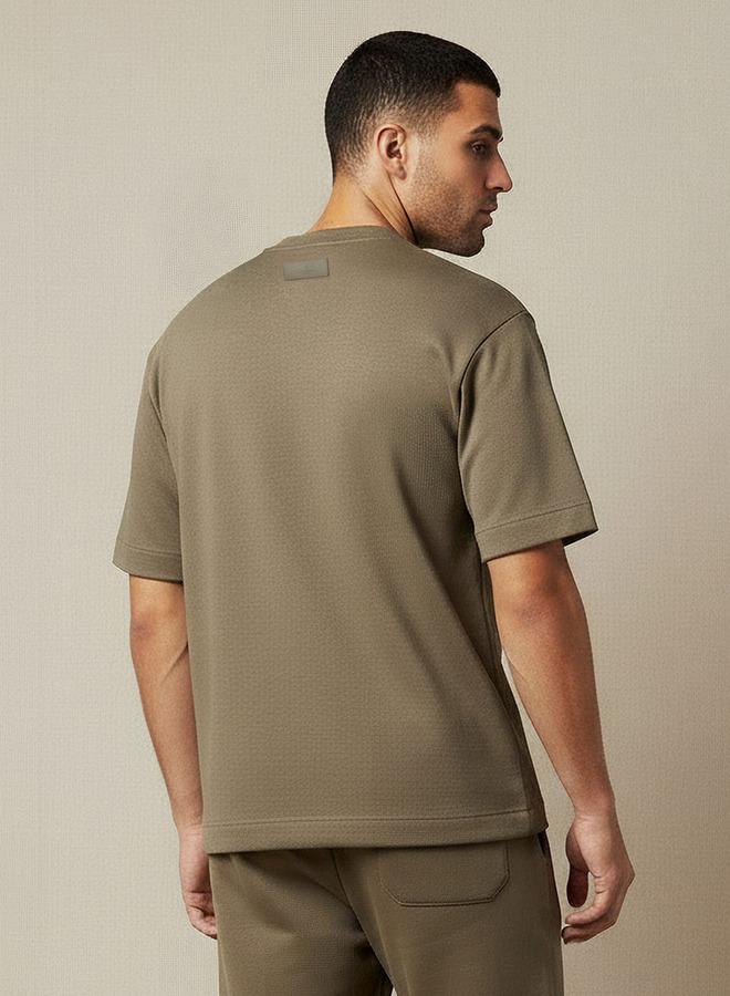 Emperor Men Regular Fit Crew Neck Short Sleeves T-shirt - Image 3