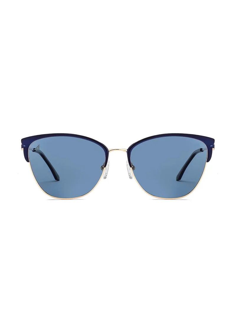 VINCENT CHASE Women's Women's Polarized Cat Eye Sunglasses - VC S15867 - Lens Size: 55 Mm