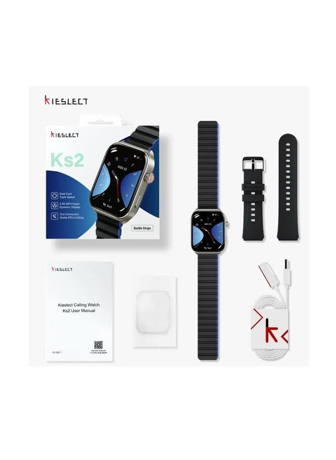 KIESLECT - Kieslect ks2 Smart Watch Bluetooth Connection Water Resistant Battery Capacity 300mAh - Image 1