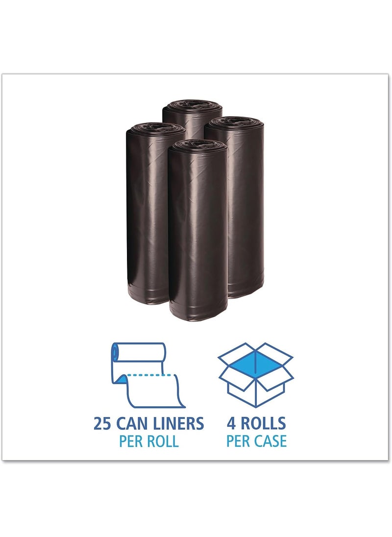 boardwalk Boardwalk 519 SHGrade Repro Can Liners 38x58 60gal 12mil Black 10 BagRoll 10 RollCT  - Image 3