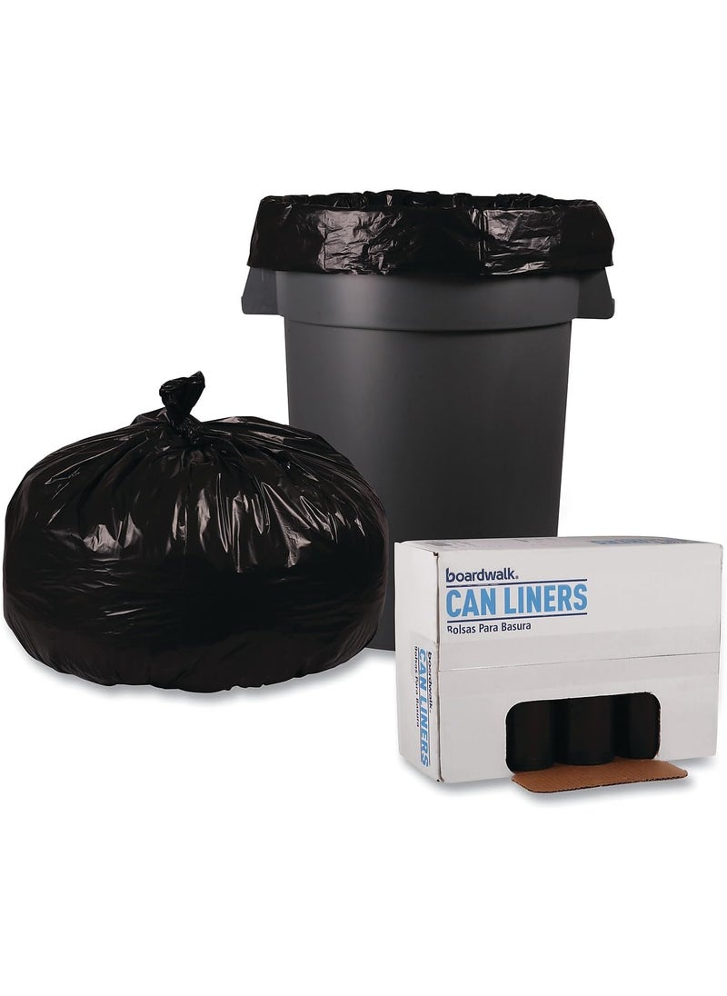 boardwalk Boardwalk 519 SHGrade Repro Can Liners 38x58 60gal 12mil Black 10 BagRoll 10 RollCT  - Image 4