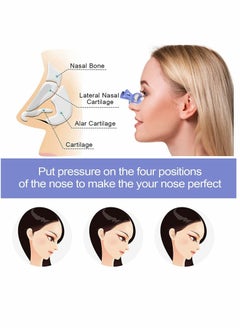 KASTWAVE Nose Up Lifting Clips, 3Pcs Lift Shaping Clip Shaper Kit for Bridge Straightening Correction Higher Set Face Beauty Tool  - Image 3