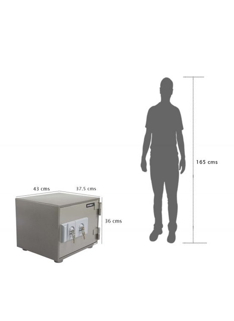 Mahmayi Mahmayi Secure SD102 Fire Safe with 2 Key Locks 37Kgs  - Image 2