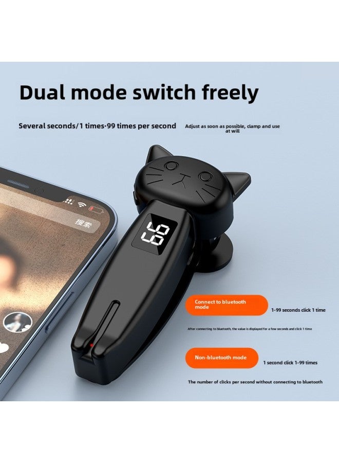 Smart E-book Page Flipper Mobile Phone Video Remote Control Physical Clicker For Kindle Mobile Phone Tablet-Color:JX -05Pro Suit White
