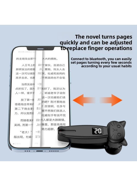 Smart E-book Page Flipper Mobile Phone Video Remote Control Physical Clicker For Kindle Mobile Phone Tablet-Color:JX -05Pro Suit White