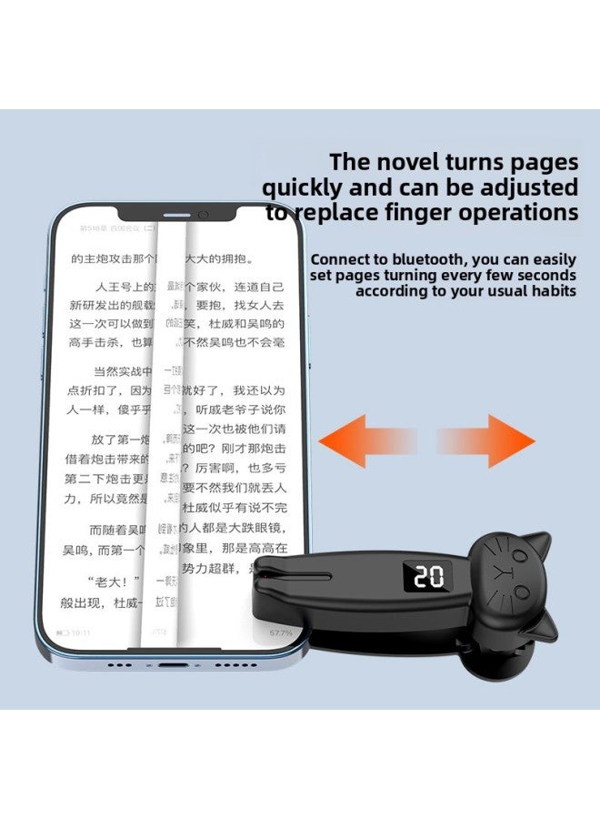 Smart E-book Page Flipper Mobile Phone Video Remote Control Physical Clicker For Kindle Mobile Phone Tablet-Color:JX -05Pro Suit White