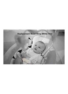 Fisher-Price Replacement Parts For Baby Swing - Revolve Baby Swing Fbl70 ~ One White Replacement Waist Strap (Swing Needs Two) With Male Part Of Buckle  - Image 5