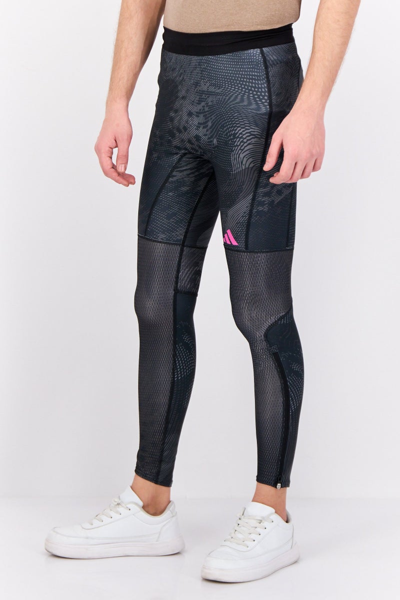 Adidas Men Tight Fit Training Leggings, Multicolor  - Image 2