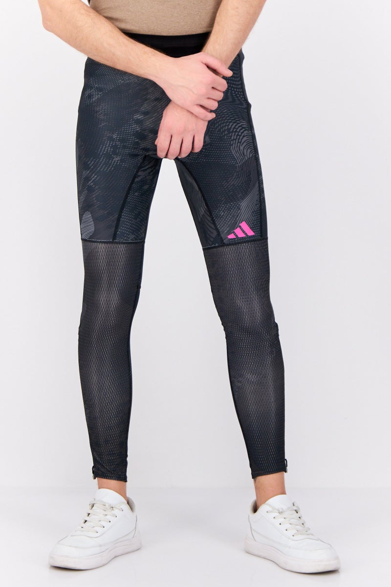 Adidas Men Tight Fit Training Leggings, Multicolor  - Image 1