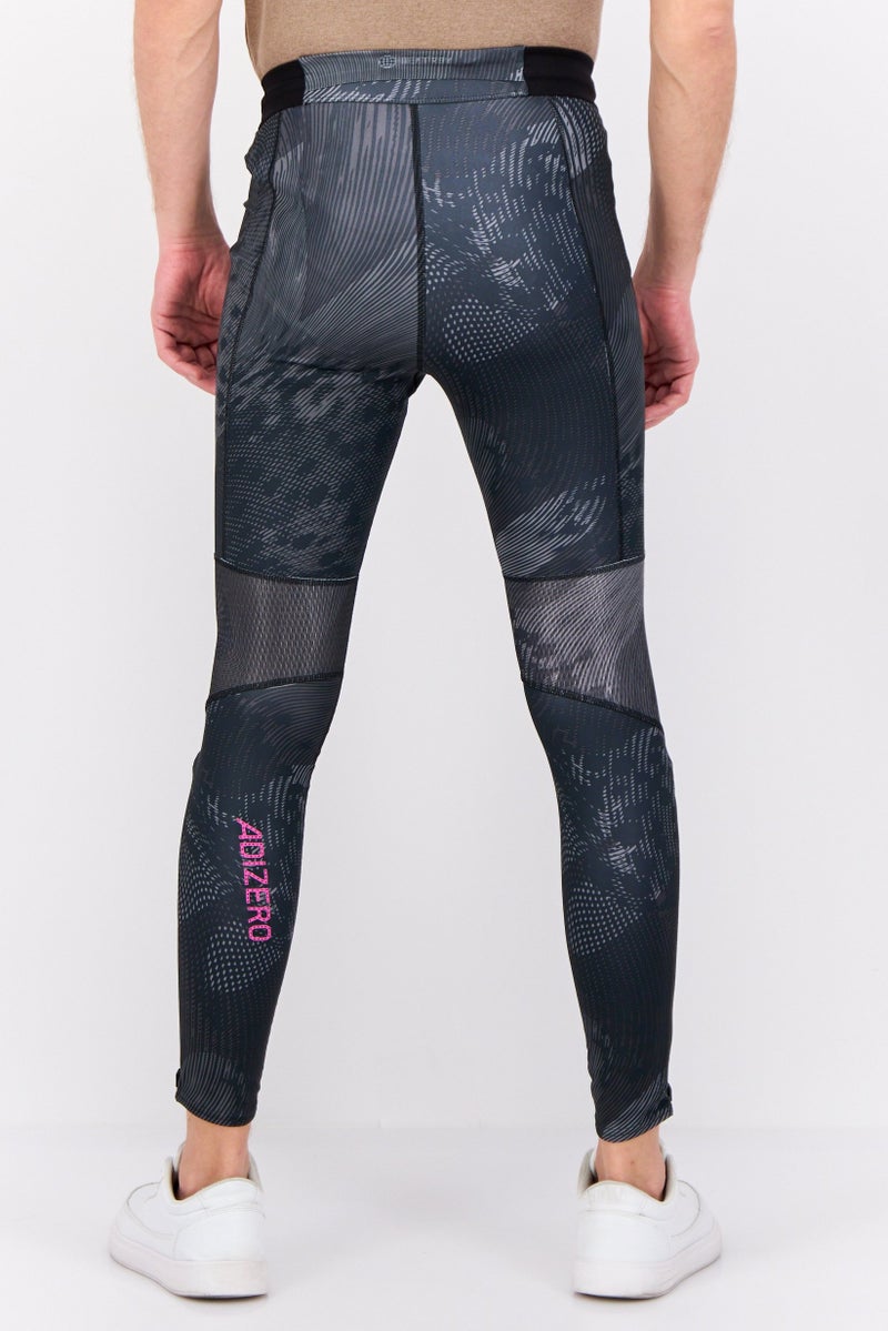 Adidas Men Tight Fit Training Leggings, Multicolor  - Image 3