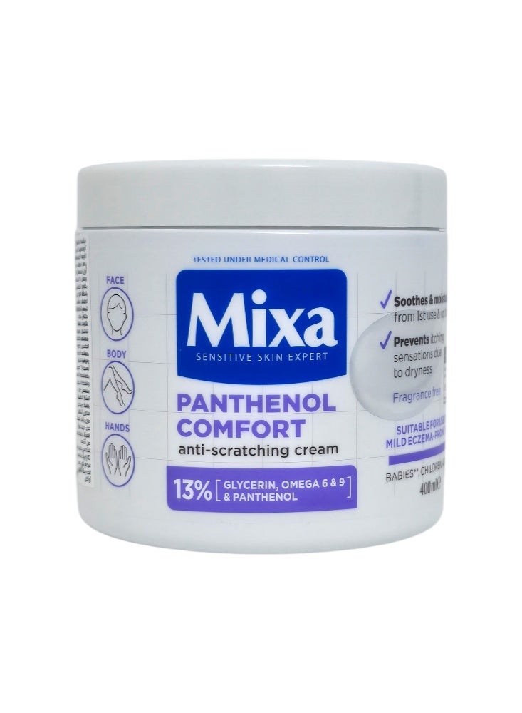 Mixa Panthenol Comfort Cream for Skin Prone to Atopic Dermatitis 400 - Image 1