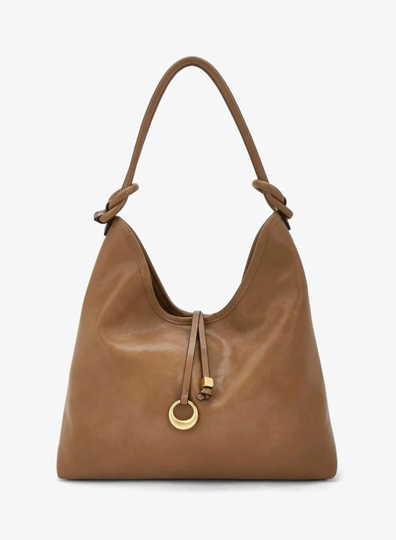 سيليست Solid Hobo Bag With Pouch