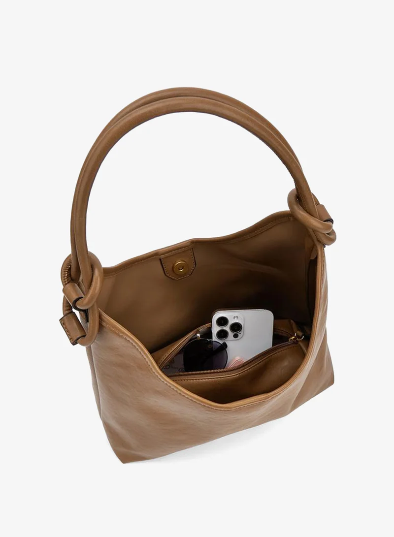 سيليست Solid Hobo Bag With Pouch