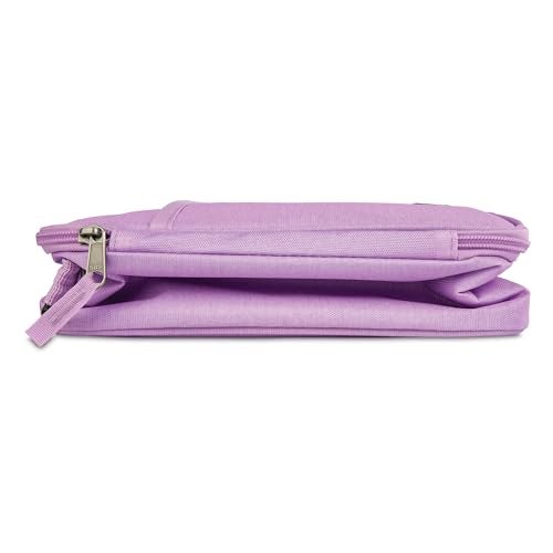 PackIt Freezable Crossbody Lunch Box, Lavender, Built with ECOFREEZE Technology, Fully Freezable, Collapsible, Reusable, With Top Handle, Front Slip Pocket. Effortlessly Carry, Fresh Every Time. - Image 3