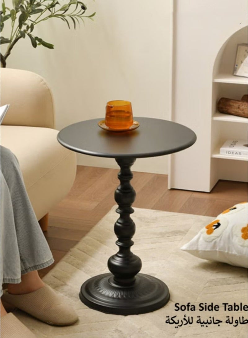 dida-cosmos Sofa Side Table, Coffee Table, Nordic Corner Small Table, Tea End table  for Living Room, Outdoor, Bedroom, Black - Image 2