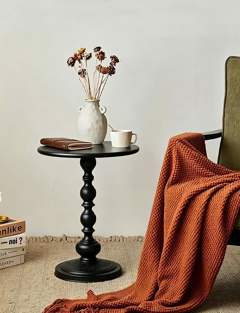 dida-cosmos Sofa Side Table, Coffee Table, Nordic Corner Small Table, Tea End table  for Living Room, Outdoor, Bedroom, Black - Image 1