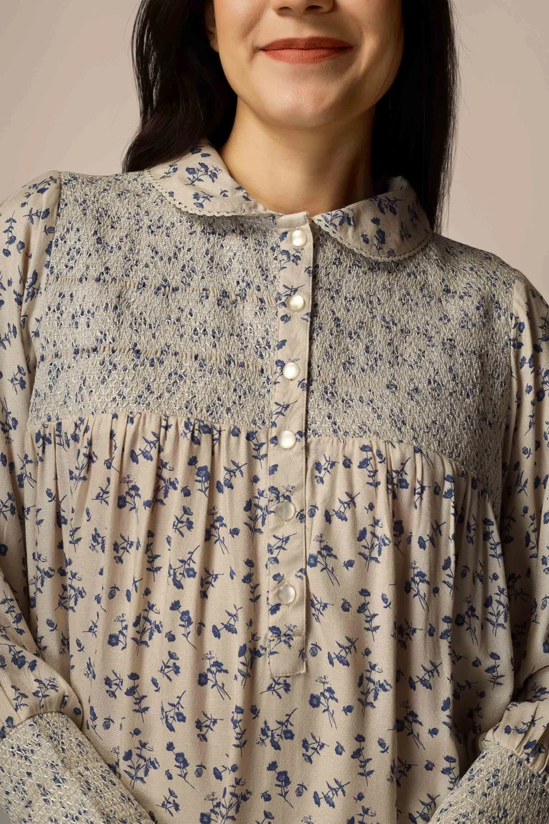 After Dark Gretel, Beige Nightdress