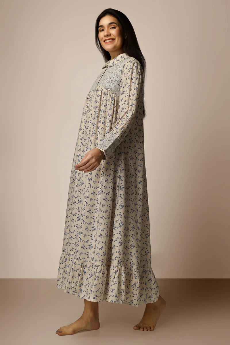 After Dark Gretel, Beige Nightdress